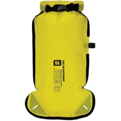 Jr Gear Compression Dry Sack med Ventil 5 L Yellow