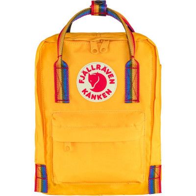 Fjällräven Kånken Rainbow Mini Warm Yellow/Rainbow Pattern
