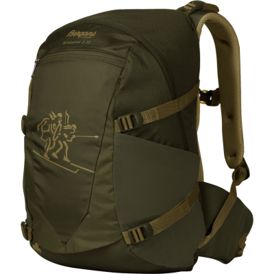 Bergans Kids' Birkebeiner 22 Dark Olive Green/Olive Green