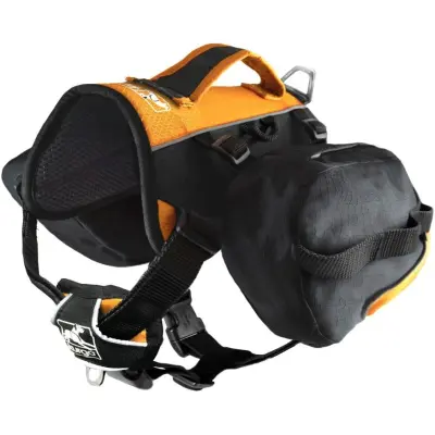 Kurgo Baxter Klövjeväska Black/Orange