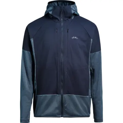 Lundhags Men's Padje Windbreaker Hoodie Dark Sky Blue/Deep Blue