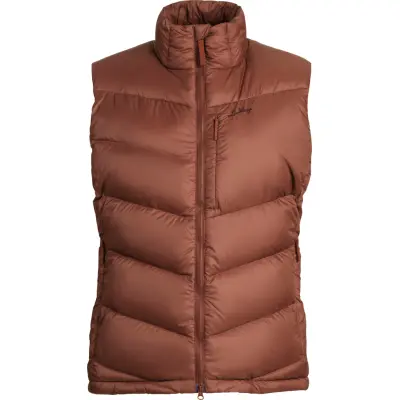 Lundhags Women's Fulu Down Vest Burgundy