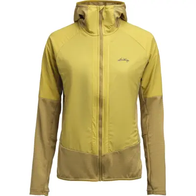 Lundhags Women's Padje Windbreaker Hoodie Straw/bamboo