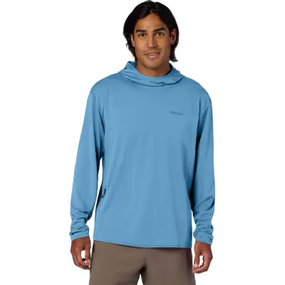 Marmot Men's Airexchange Upf 50 Hoody Summer Storm