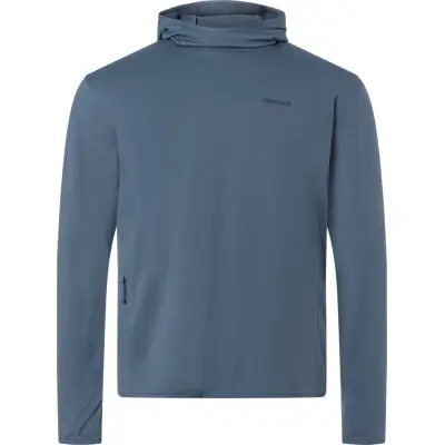 Marmot Men's Airexchange Upf 50 Hoody Thunderhead