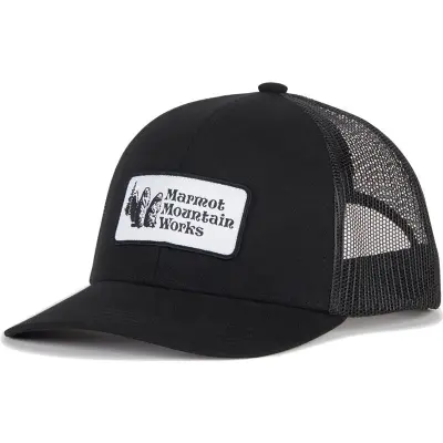 Marmot Retro Trucker Hat Black/Black Black/Black NoSize
