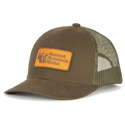 Marmot Retro Trucker Hat Olive Grove - Onesize