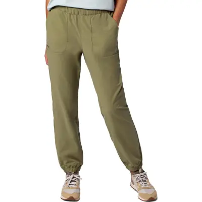 Marmot Women's Airexchange Upf 40 Jogger Olive Grove