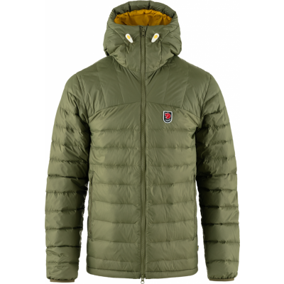 Fjällräven Men's Expedition Pack Down Hoodie Green-Mustard Yellow