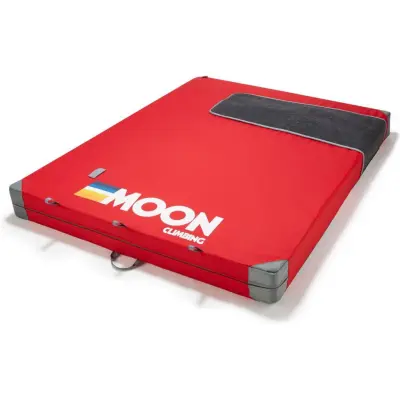 Moon Climbing Saturn Crash Pad Retrostripe True Red