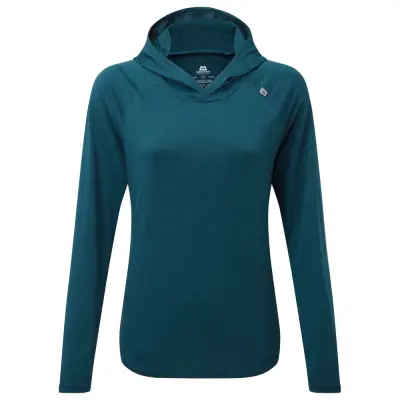 Mountain Equipment W's Glace Hooded Top Majolica Blue
