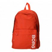 New Backpack, Orange, Onesize, Björn Borg