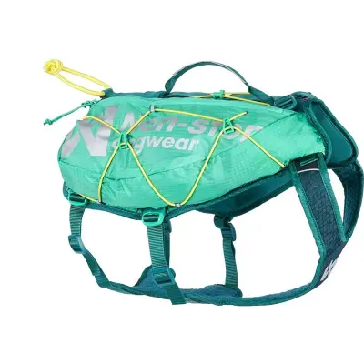Non-stop dogwear Trail Light Dog Backpack Teal Teal XL
