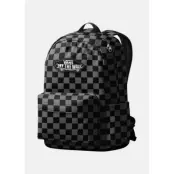 Old Skool Grom Check Backpack, Black/Charcoal, Onesize,  Skolväskor