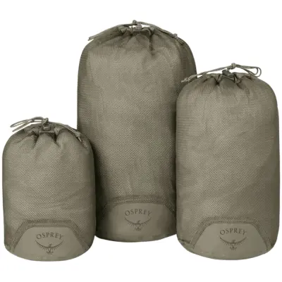 Osprey Daylite Mesh Stuff Sacks Concrete Tan