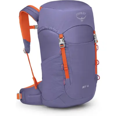 Osprey Kids' Jet 18 Euphoria Purple/Mars Orange