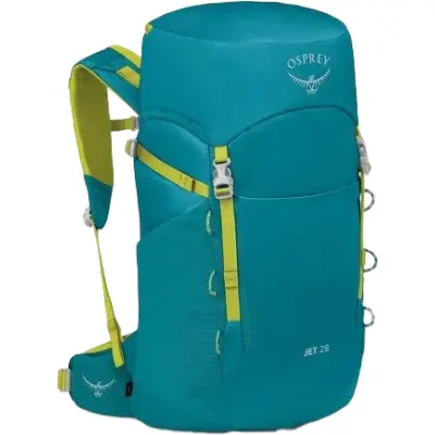 Osprey Kids' Jet 28 Blue Spikemoss/Lemongrass