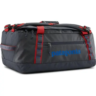 Patagonia Black Hole Duffel 40L Smolder Blue W/Amanita Red