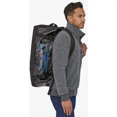 Patagonia Black Hole Duffel 55L Black w/Fitz Trout