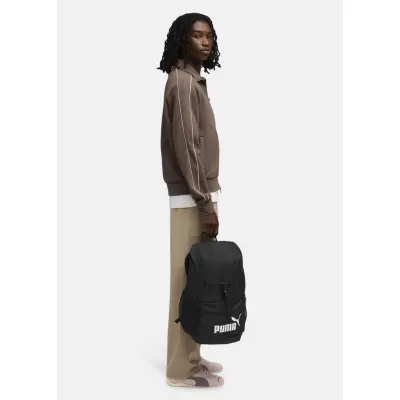 Puma Phase Hooded Backpack, Puma Black, Onesize,  Skolväskor