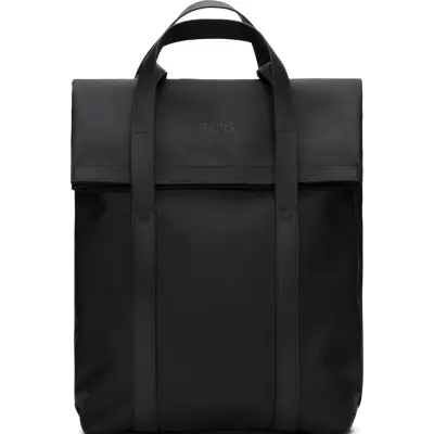 Rains 2 Way Tote Backpack Black
