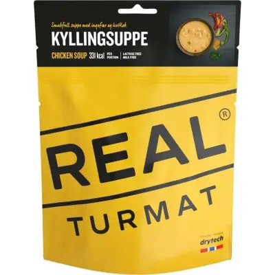 Real Turmat Chicken soup campingmåltid