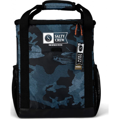 Salty Crew Chiller Cooler Backpack Blue Camo