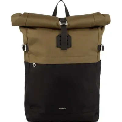 Sandqvist Icon Rolltop Backpack M Multi Olive