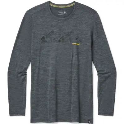 Smartwool M's MS150 Upper Slopes Tee Med Grey Heather