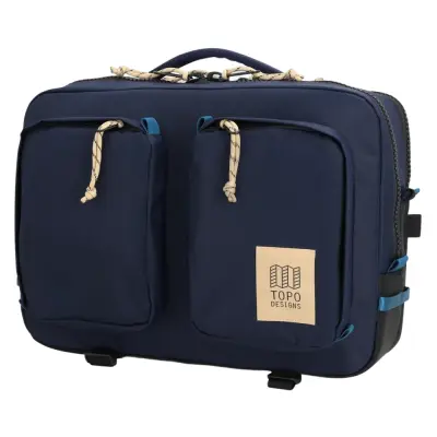 Topo Designs Global Briefcase Navy/Sahara