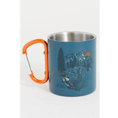 United By Blue Passing Through 10Oz Stainless Steel Carabiner Cup