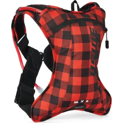 USWE Outlander 2L Hydration Pack Flannel Red/black