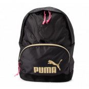 Wmn Core Backpack Seasonal, Puma Black-Gold, One Size, Puma