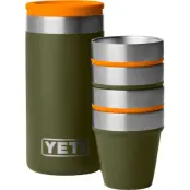 Yeti Shot Glasses&Case Olive/King Crab Orange