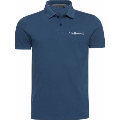 Sail Racing Men's Bowman Logo Polo Denim Blue