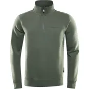 Sail Racing Bowman Logo T-Neck Hedge Green