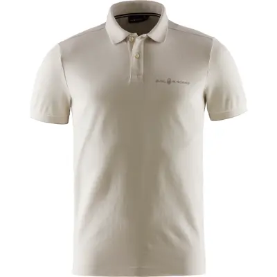 Sail Racing Men's Bowman Logo Polo Ecru