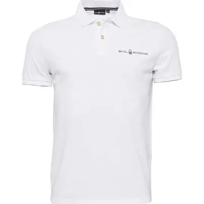 Sail Racing Men's Bowman Logo Polo White