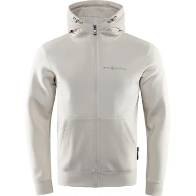 Sail Racing Men's Bowman Logo Zip Hood Ecru