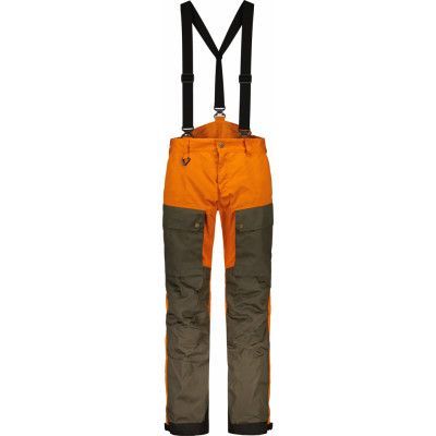 Sasta Unisex Katmai Trousers Orange/ Forest Green