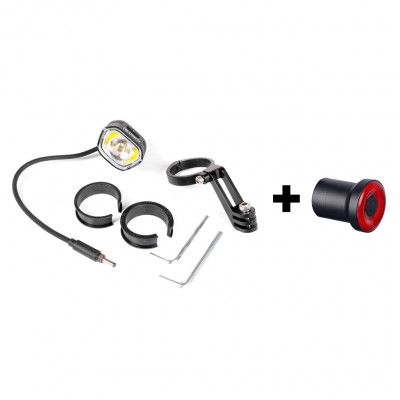 Cykellampa för elcykel Light5 EB1000, till Shimano, 1000 lm, Framlampa + XLite Pro -Baklampa