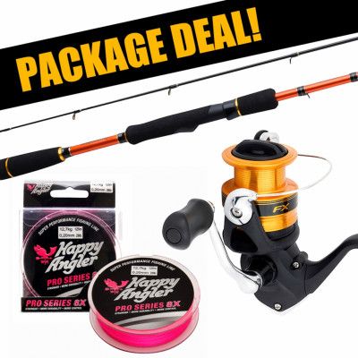 Patriot Fireball Specialist + Shimano FX haspelset med flätlina