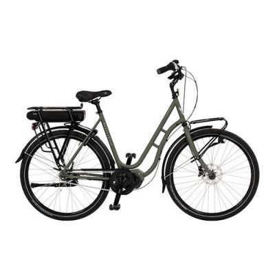 Skeppshult Elcykel Dam Natur Land El 7-Växlar Oliv Matt