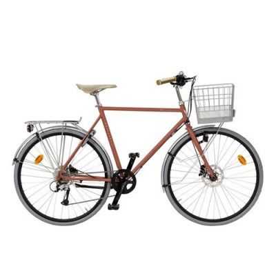 Skeppshult Herr Cykel Favorit Sport 9-Växlar Alg Matt, Alg Matt, 55Cm Bränd Jord Matt