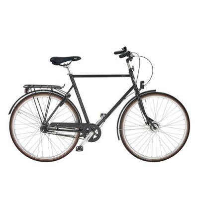 Skeppshult Herr Cykel Stil 3-Växlar Spegelsvart