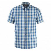 Övik Button Down Shirt Ss, Lake Blue, S, Skjortor