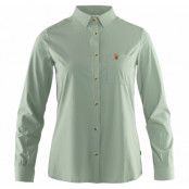 Övik Lite Shirt Ls W, Sage Green, M,  Långärmade Skjortor