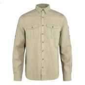 Övik Travel Shirt Ls M, Sand Stone, M, Vandringsskjortor