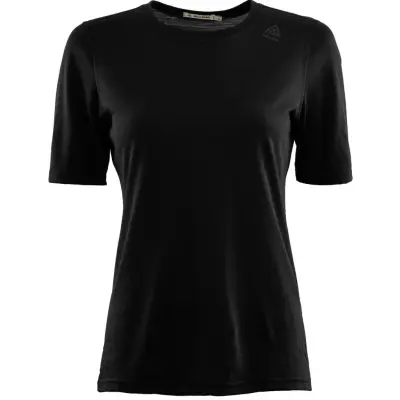 Aclima Lightwool Undershirt Tee Woman Jet Black