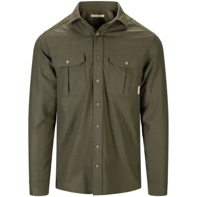 Aclima M's Reborn Woolshirt Forest Melange